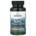 Swanson Vitamins, NAC, 60 веганских таблеток (1 г в 1 таблетке)