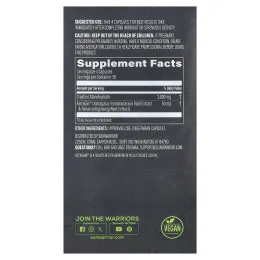 Sunwarrior, Creatine 3000 и Astragin® для приема после тренировки, 120 веганских капсул