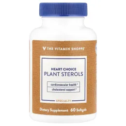The Vitamin Shoppe, Растительные стеролы Heart Choice, 60 мягких таблеток