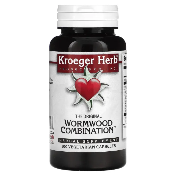 Экстракт полыни Kroeger Herb Wormwood Combination Co, 100 капсул