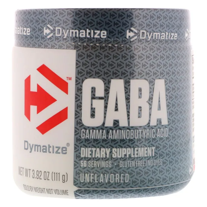 Dymatize Nutrition, ГАМК, гамма-аминобутировая кислота, без ароматизаторов, 3,92 унц. (111 г)