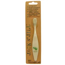 Jack n' Jill, Биологическая зубная щетка, Дино, 1 зубная щетка