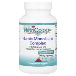 Nutricology, Гуминовый монолаурин, 120 вегетарианских капсул