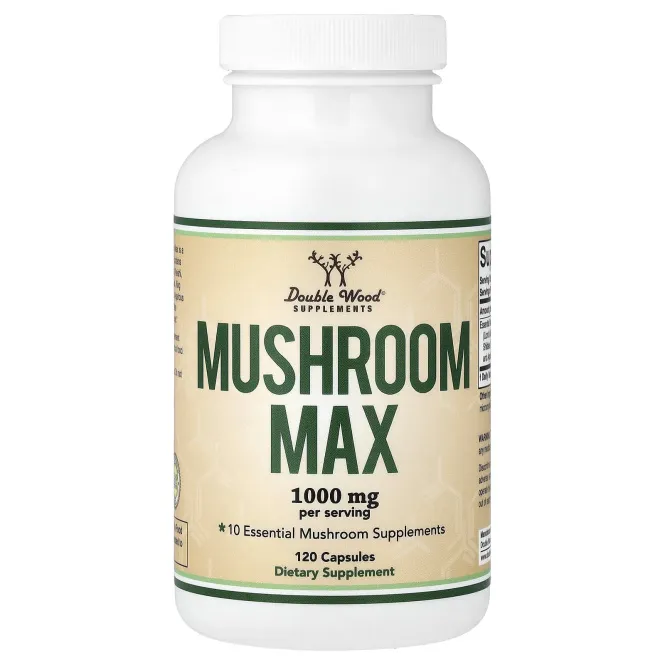 Double Wood Supplements, Mushroom Max, 120 капсул