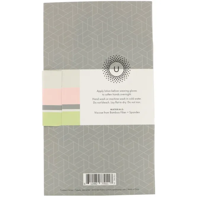 European Soaps, Urbana, частный спа, увлажняющие бамбуковые перчатки, 1 пара