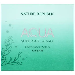 Nature Republic, Аква, Супер Аква Макс, комбинированный водянистый крем, 80 мл (2,70 жидк. унц.)