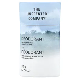 The Unscented Company, Дезодорант, без алюминия, без отдушек, 70 г (2,5 унции)