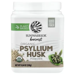 Sunwarrior, Harvest, порошок из органической шелухи семян подорожника, 330 г (11,64 унции)