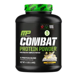 MusclePharm, Combat, протеиновый порошок, со вкусом бананового крема, 1,81 кг (4 фунта)