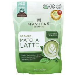 Navitas Organics, Органический латте матча, 315 г (11,1 унции)