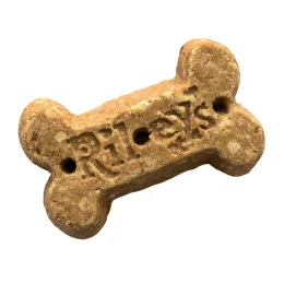 Riley’s Organics, Лакомства для собак, большая косточка, рецепт со вкусным яблоком, 142 г
