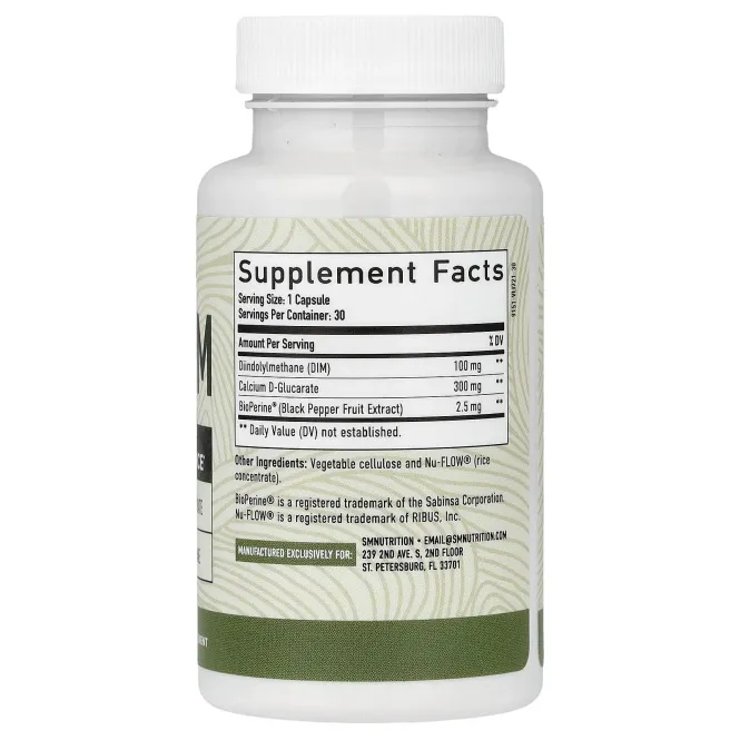 SMNutrition, CDG и DIM, 30 капсул