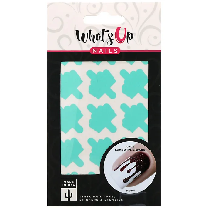 Whats Up Nails, Трафареты-капли, 30 шт.