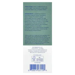 EO Products, Масло для ванн Body Boost, восстанавливающий эвкалипт и лимон, 118 мл (4 жидк. унц.)