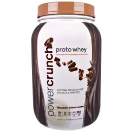 Power Crunch, Proto Whey Двойной шоколад 2,1 фунта