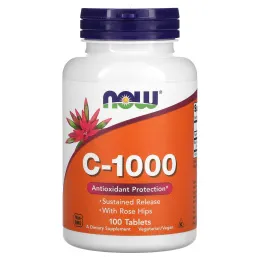 Now Foods Витамин C-1000, 100 таблеток