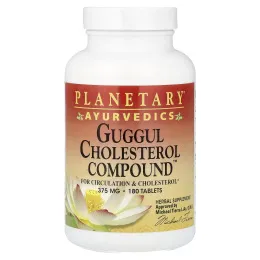Planetary Herbals, Ayurvedics, Guggul Cholesterol Compound™, 180 таблеток