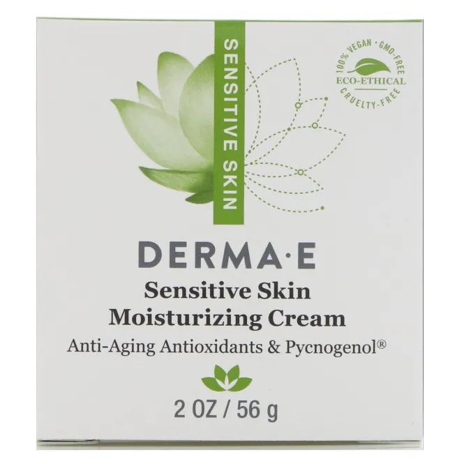 Derma E, Успокаивающий увлажняющий крем, 2 унции (56 г)