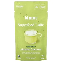 Blume, латте с суперфудами, матча и кокос, 100 г (3,5 унции)