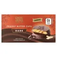 ChocZero, Чашки с арахисовой пастой, темные, 8 отдельных чашек, 113 г (4 унции)