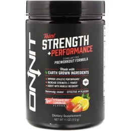 Onnit, Total Strength + Performance, Strawberry Lemonade Flavor, 11 oz (312 g)