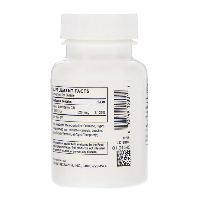 Thorne Research, D-25000, 60 капсул