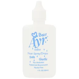 AYR, Назальный спрей/капли с морской солью для малышей, 1 ж. унц.(30 мл)
