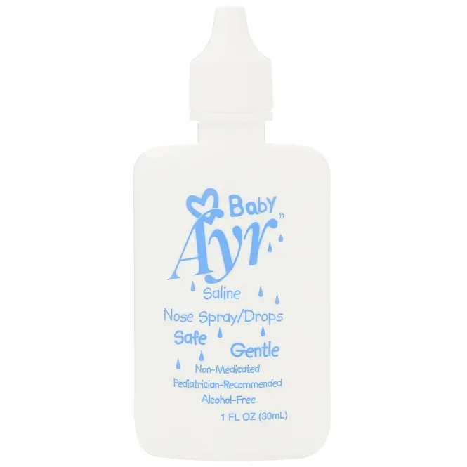 AYR, Назальный спрей/капли с морской солью для малышей, 1 ж. унц.(30 мл)