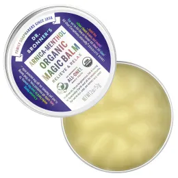 Dr. Bronner's, органический волшебный бальзам, арника и ментол, 57 г (2 унции)
