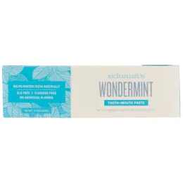 Schmidt's, Tooth + Mouth Paste, Wondermint , 4.7 oz (133 g)