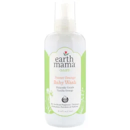 Earth Mama, Baby, Sweet Orange Baby Wash,  Vanilla Orange, 34 fl oz (1 l)