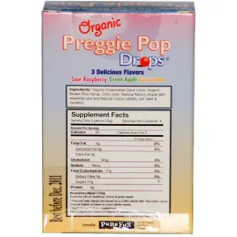 Three Lollies, Органические леденцы Preggie Pops, 3 отличных вкуса, 12 пастилок