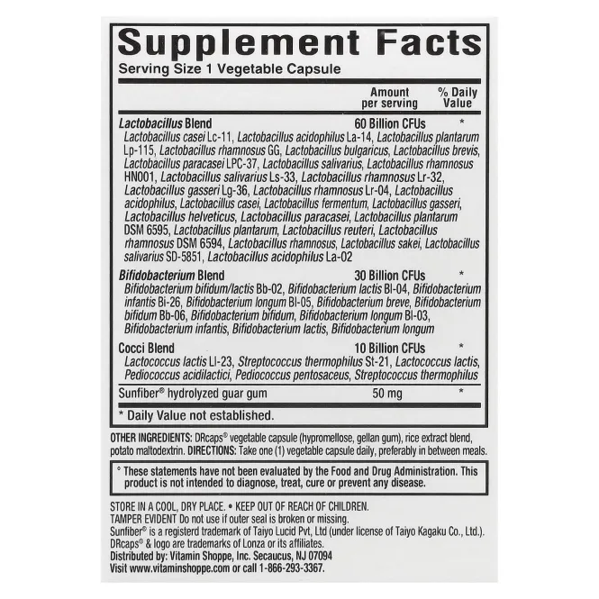 ProBioCare, Пробиотики для женщин с пребиотиками, 100 млрд, 30 растительных капсул