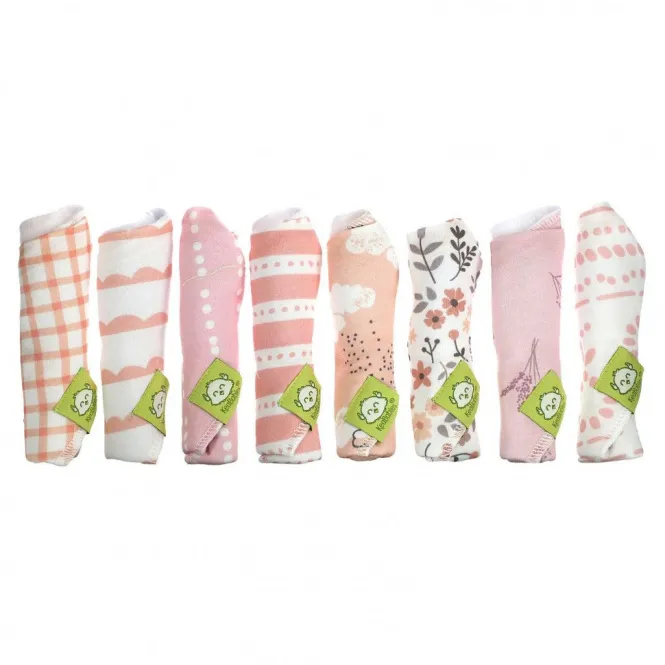 KeaBabies, Bandana Bibs, Sweet Charm, 0-36 Months, 8 Pack