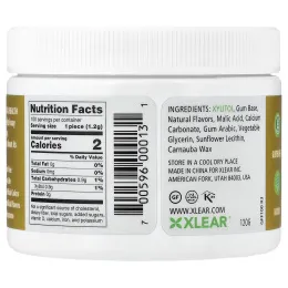 Xlear, Spry®, жевательная резинка без сахара, натуральные фрукты, 100 шт.