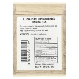 Ilhwa, Чистый концентрированный чай с женьшенем, 50 г (1,7 унции)