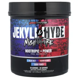 ProSupps, Jekyll & Hyde Nightmare, ноотропный + предтренировочный комплекс, со вкусом ягодного пунша, 598,6 г (1 фунт 5,1 унции)