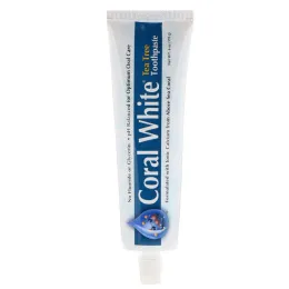 CORAL LLC, Coral White Toothpaste, Tea Tree, 6 oz