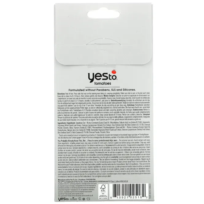 Yes To, Zit Zapping Dots, томаты, 24 точки