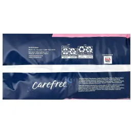 Carefree, Ultra Thin, ночные прокладки с крылышками, 40 штук