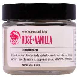Schmidt's, Дезодорант, шиповник + ваниль, 2 унции (56,7 г)