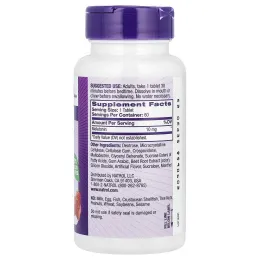 Natrol, Мелатонин, быстрорастворимый, максимальный эффект, клубника, 10 мг, 60 таблеток