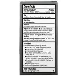 Lumify, Lumify, глазные капли для снятия покраснения, 7,5 мл (0,25 жидк. Унции)