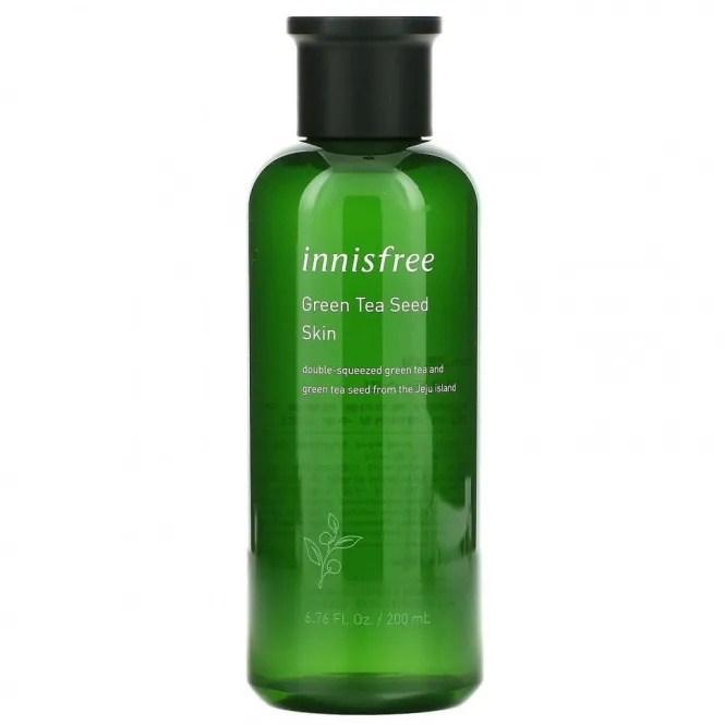 Innisfree, Тонер, 200 мл. Экстрактом семян зеленого чая
