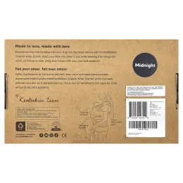 KeaBabies, Original Baby Wrap-перевозчик, для детей в возрасте 0–36 месяцев, полночный, 1 шт.