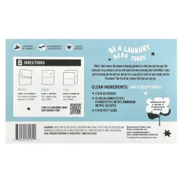 Molly's Suds, Простыни для сушки, без запаха, 120 листов