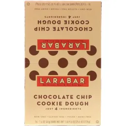 Larabar, Батончики с шоколадной крошкой  Cookie Dough, 16 батончиков, 1.6 унций (45 г) каждый