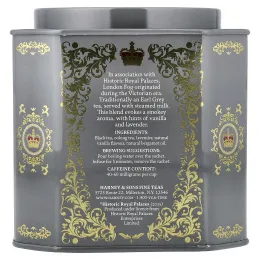 Harney & Sons, черный чай, викторианский лондонский туман, 30 пакетиков, 60 г (2,11 унции)