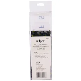 Apex, Органайзер для таблеток с декоративным чехлом, XL, 1 органайзер