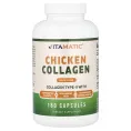 Vitamatic, куриный коллаген, 180 капсул